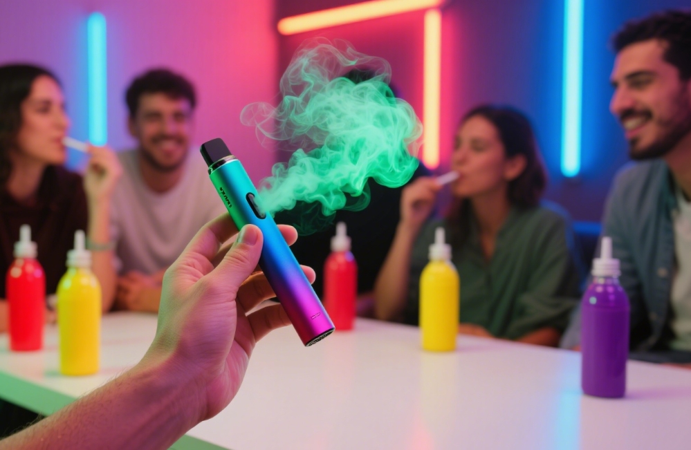 Sinfon&iacute;a Sensorial: C&oacute;mo los Colores y Sabores Transforman la Experiencia del Vapeo