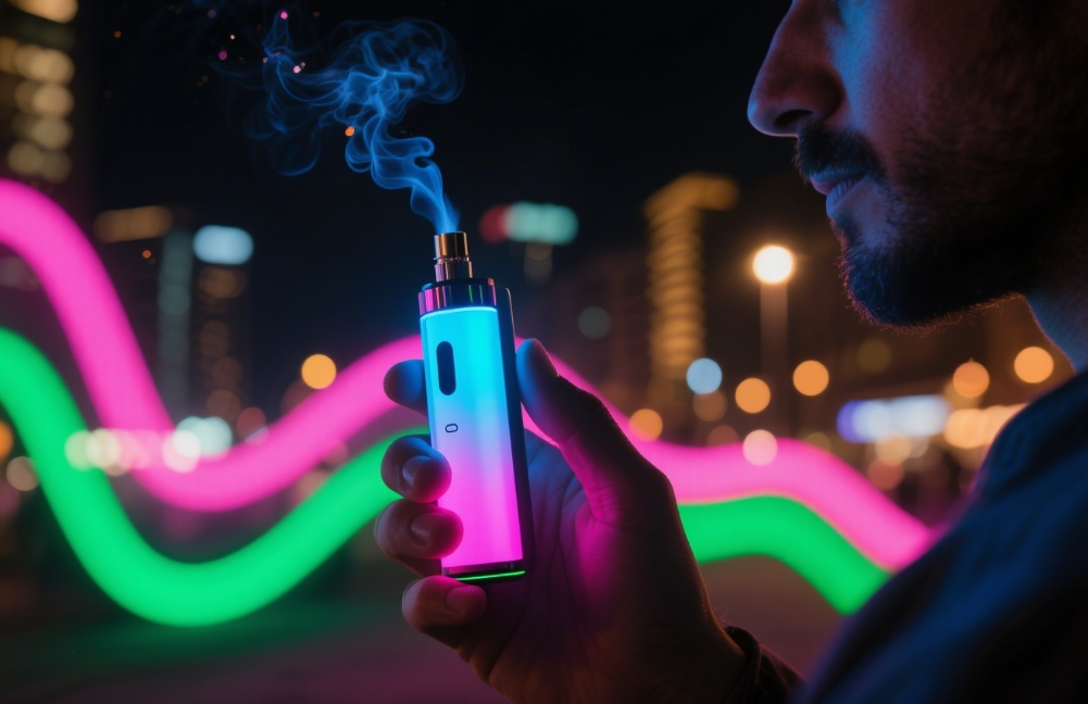 El Brillo de la Noche: Cómo las Carcasas Iluminadas y los Efectos de Luz Dinámicos Hacen que los Cigarrillos Electrónicos Destaquen