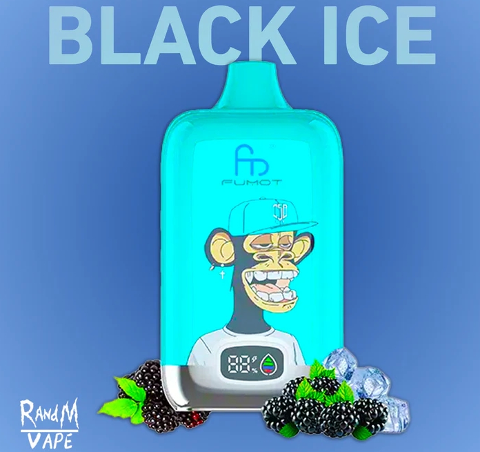 Fumot Digital Box 12000 Puffs Vape - hielo negro: Tecnología, Sabor y Estilo en la Nueva Era del Vaping en Costa Rica